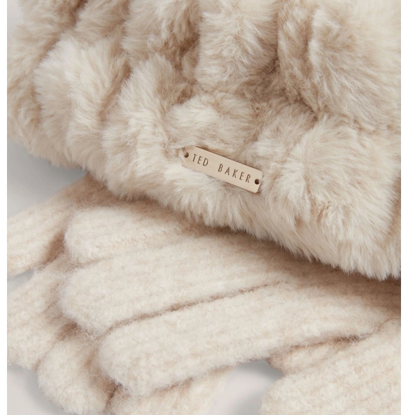 Σετ Κορδέλα - Γάντια TED BAKER Furinni 282123 Μπεζ