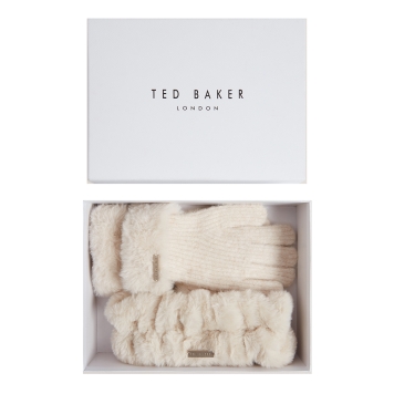 Σετ Κορδέλα - Γάντια TED BAKER Furinni 282123 Μπεζ