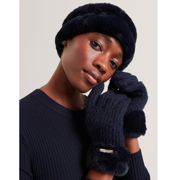 Σετ Κορδέλα - Γάντια TED BAKER Furinni 282123 Μπεζ