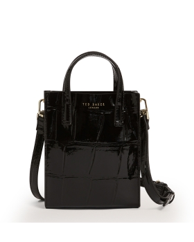 Τσάντα TED BAKER Viienna Croc Mini Icon Bag 283928 Μαύρο