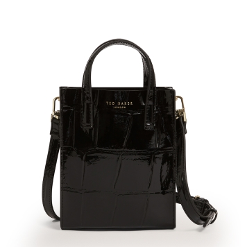 Τσάντα TED BAKER Viienna Croc Mini Icon Bag 282295 Μαύρο