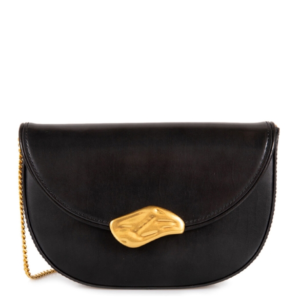 Τσάντα TED BAKER Ddalie Leather Statement Clutch Bag 282315 Μαύρο