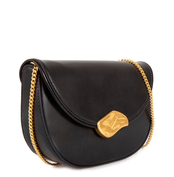 Τσάντα TED BAKER Ddalie Leather Statement Clutch Bag 282315 Μαύρο