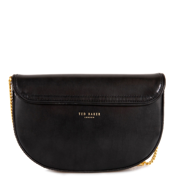 Τσάντα TED BAKER Ddalie Leather Statement Clutch Bag 282315 Μαύρο