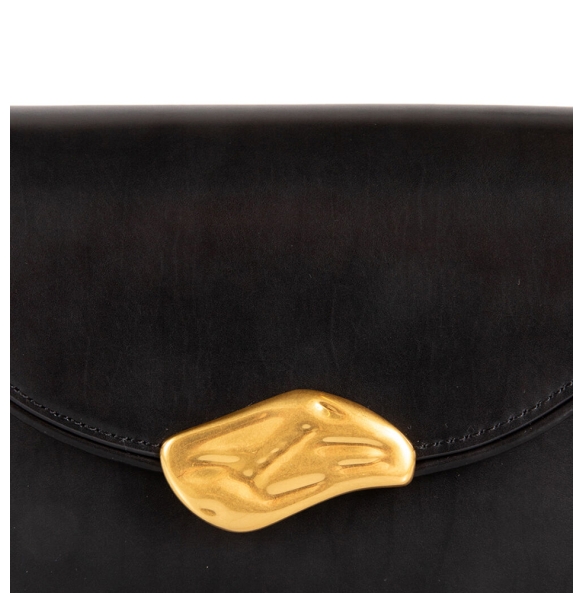 Τσάντα TED BAKER Ddalie Leather Statement Clutch Bag 282315 Μαύρο