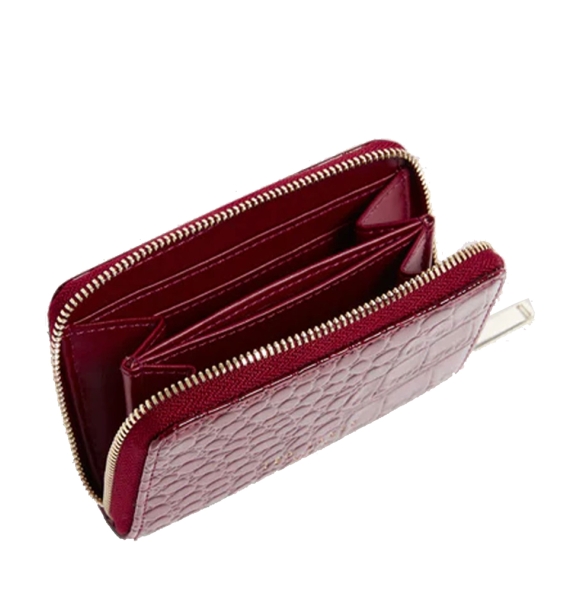Πορτοφόλι TED BAKER Varlee Croc Small Zip Around 282508 Μπορντό Πορτοφόλι TED BAKER Varlee Croc Small Zip Around 282508 Μπορντό