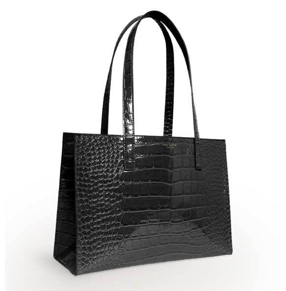 Τσάντα TED BAKER Welona Elongated Croc Icon Bag 282509 Μαύρο Τσάντα TED BAKER Welona Elongated Croc Icon Bag 282509 Μαύρο