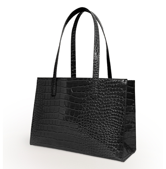 Τσάντα TED BAKER Welona Elongated Croc Icon Bag 282509 Μαύρο Τσάντα TED BAKER Welona Elongated Croc Icon Bag 282509 Μαύρο