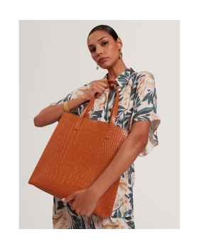 Τσάντα TED BAKER Wenella Croc Large Icon Bag 282817 Ταμπά