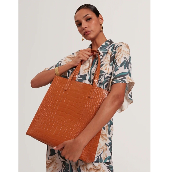 Τσάντα TED BAKER Wenella Croc Large Icon Bag 282817 Ταμπά