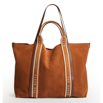 Τσάντα TED BAKER Laurrel Suede Webbing Shopper Bag 283738 Ταμπά