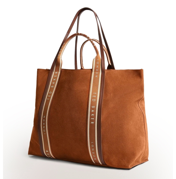 Τσάντα TED BAKER Laurrel Suede Webbing Shopper Bag 283738 Ταμπά