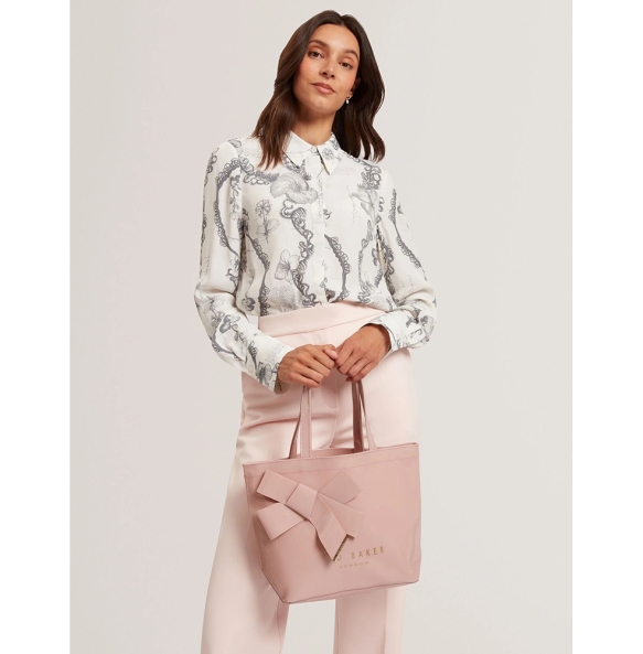 Τσάντα TED BAKER Nicon Knot Bow Small 283897 Ροζ Τσάντα TED BAKER Nicon Knot Bow Small 283897 Ροζ