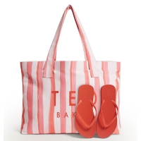 Τσάντα Θαλάσσης TED BAKER Octavy Beach Bag & Flip Flops 284245 Ροζ