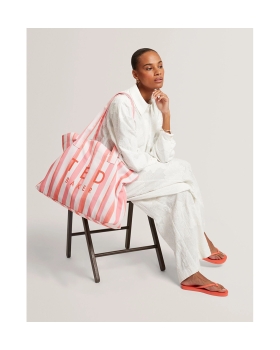 Τσάντα Θαλάσσης TED BAKER Octavy Beach Bag & Flip Flops 284245 Ροζ