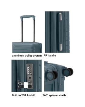 Βαλίτσα σκληρή Μεγάλη NAUTICA 2928 Γκρι