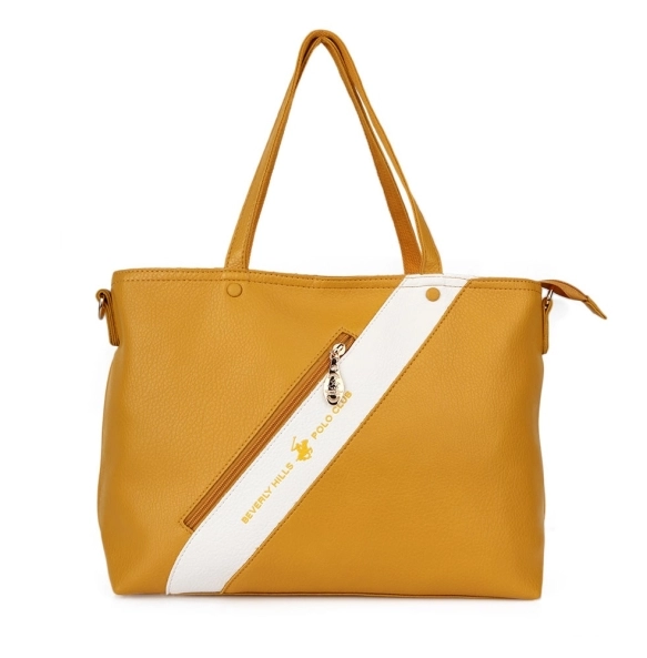 Τσάντα BEVERLY HILLS POLO CLUB BH2921 Κίτρινο