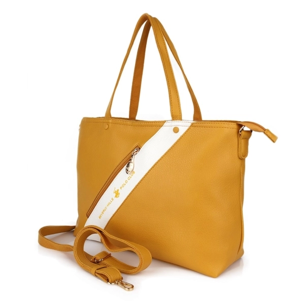 Τσάντα BEVERLY HILLS POLO CLUB BH2921 Κίτρινο