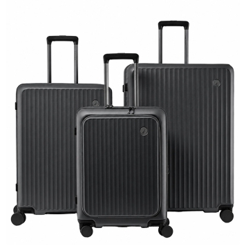 Σετ 3 βαλίτσες NAUTICA 2969-2970-2971 Σκούρο Γκρι