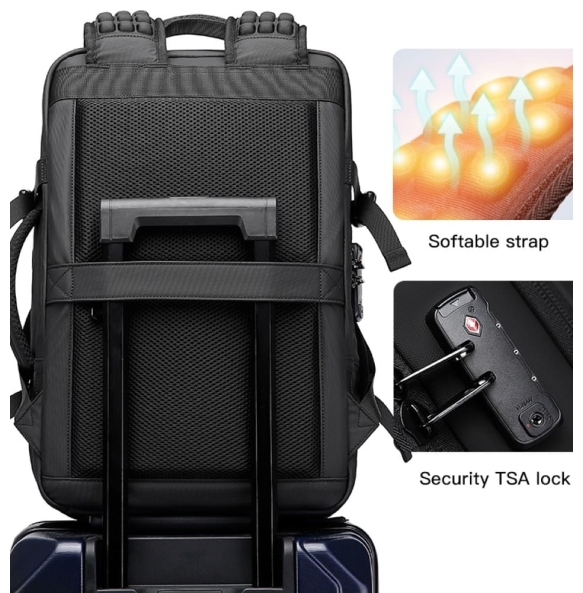 Σακίδιο πλάτης BANGE vacuum Laptop 17,3” 3028 36lt Μαύρο Σακίδιο πλάτης BANGE vacuum Laptop 17,3” 3028 36lt Μαύρο