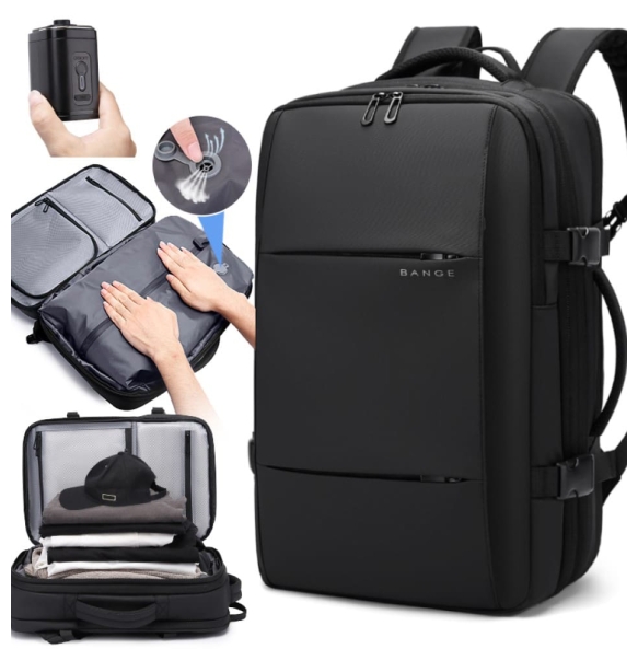 Σακίδιο πλάτης BANGE vacuum Laptop 17,3” 3028 36lt Μαύρο Σακίδιο πλάτης BANGE vacuum Laptop 17,3” 3028 36lt Μαύρο