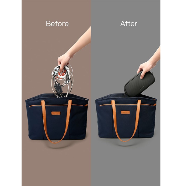 Νεσεσέρ - Θήκη οργάνωσης καλωδίων BANGE 3066 Μαύρο