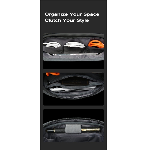 Νεσεσέρ - Θήκη οργάνωσης καλωδίων BANGE 3066 Μαύρο