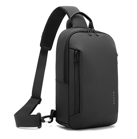 Σακίδιο χιαστί Sling Bag BANGE 3077 Μαύρο