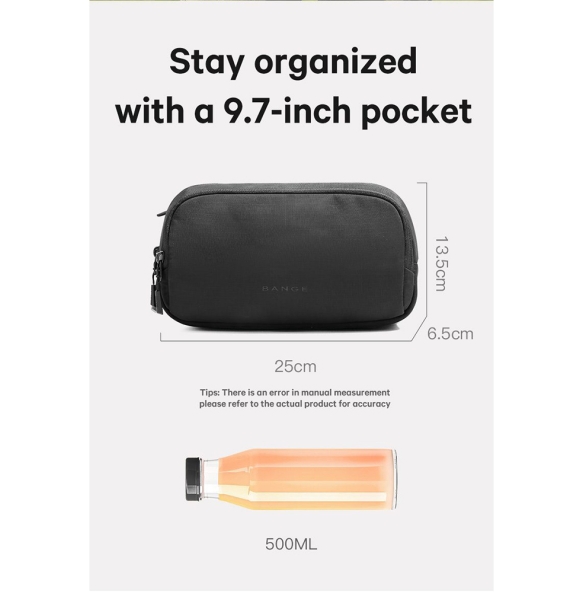 Τσαντάκι Μέσης BANGE 3097 Μαύρο