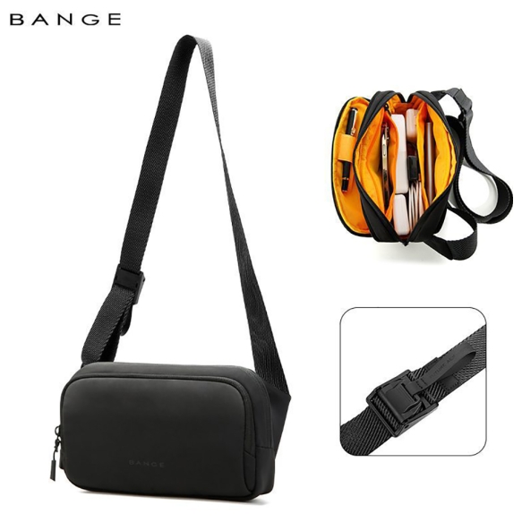 Τσαντάκι Μέσης BANGE 3097 Μαύρο