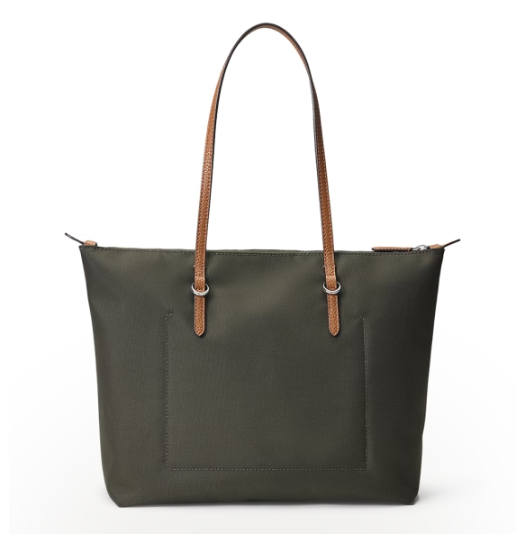 Τσάντα RALPH LAUREN Medium Keaton Nylon Tote Bag 431916737/019 Λαδί