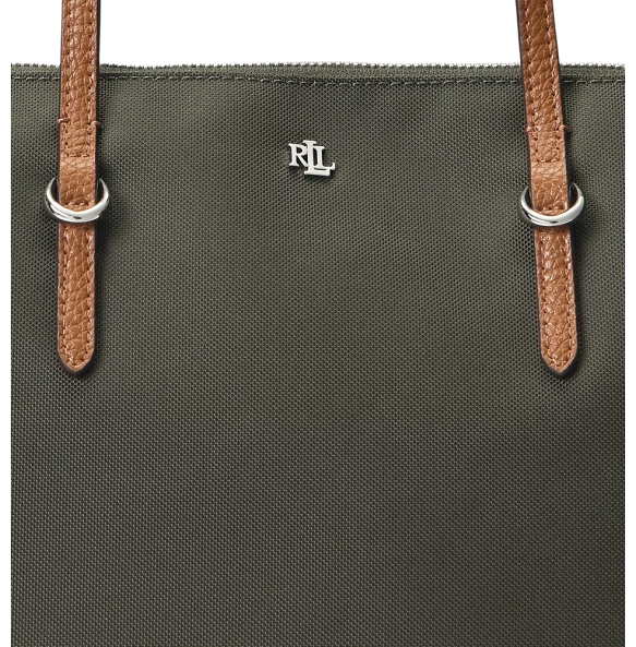Τσάντα RALPH LAUREN Medium Keaton Nylon Tote Bag 431916737/019 Λαδί