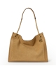 Τσάντα RALPH LAUREN Suede & Leather Large Bradley Tote Bag 431980176 Κάμελ