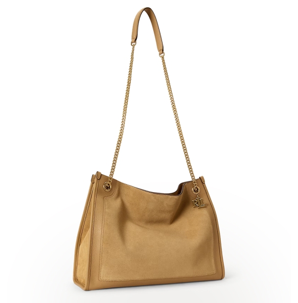 Τσάντα RALPH LAUREN Bradley Tote Bag 431980176 Κάμελ