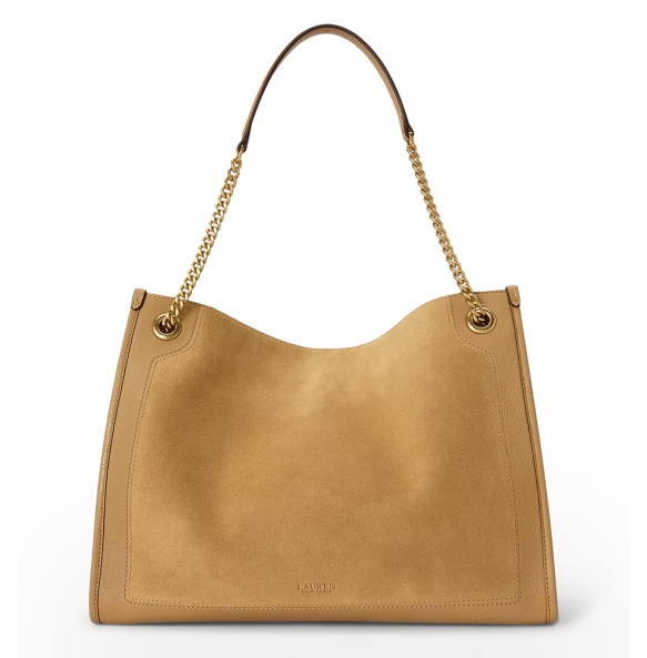 Τσάντα RALPH LAUREN Bradley Tote Bag 431980176 Κάμελ