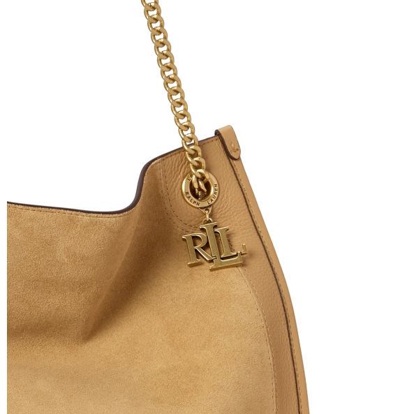 Τσάντα RALPH LAUREN Bradley Tote Bag 431980176 Κάμελ