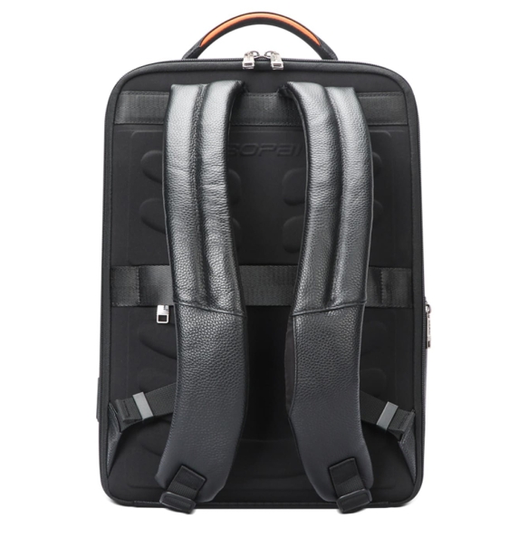 Δερμάτινο σακίδιο πλάτης BOPAI 61-121561 24lt Μαύρο
