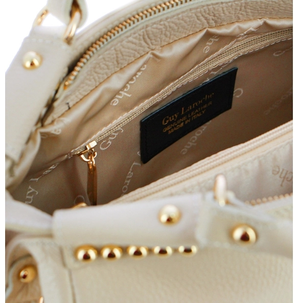 Δερμάτινη Τσάντα GUY LAROCHE 1099 Μπεζ