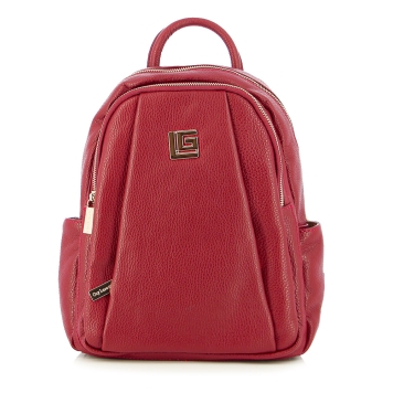 Δερμάτινο σακίδιο GUY LAROCHE 1100 Ρουμπινί