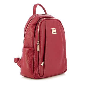 Δερμάτινο σακίδιο GUY LAROCHE 1100 Ρουμπινί