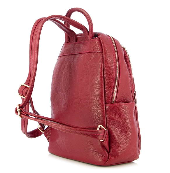 Δερμάτινο σακίδιο GUY LAROCHE 1100 Ρουμπινί