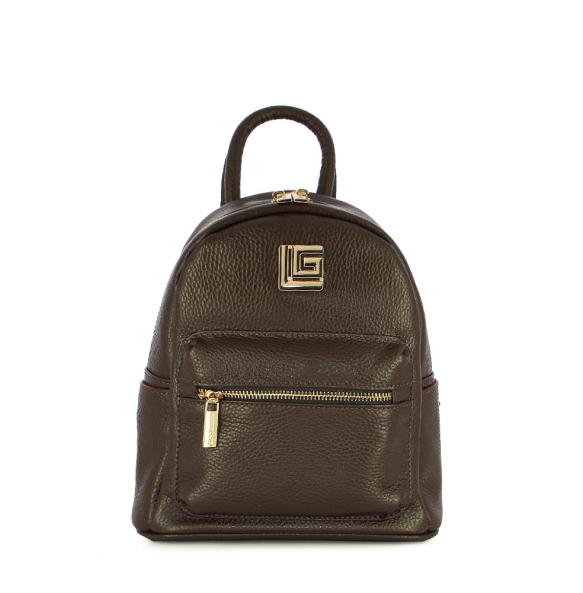 Δερμάτινο σακίδιο GUY LAROCHE 1303 Καφέ