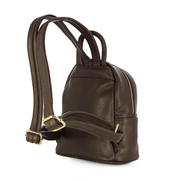 Δερμάτινο σακίδιο GUY LAROCHE 1303 Καφέ