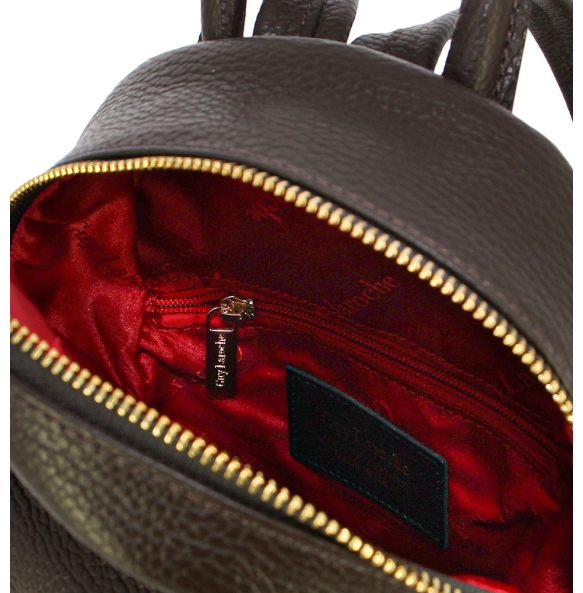 Δερμάτινο σακίδιο GUY LAROCHE 1303 Καφέ