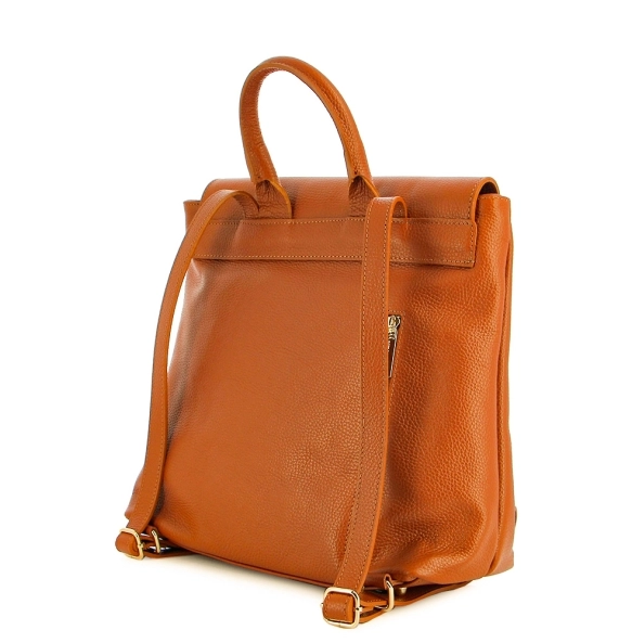 Δερμάτινο σακίδιο πλάτης GUY LAROCHE 1798 Ταμπά
