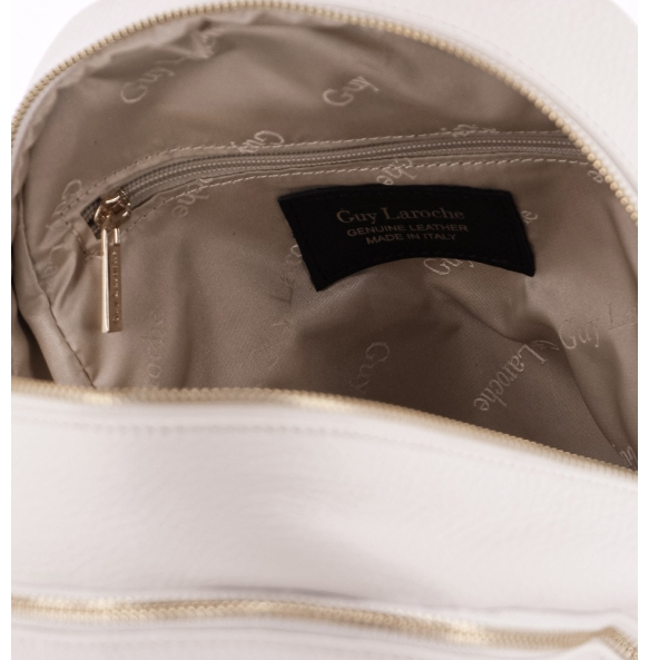 Δερμάτινο σακίδιο GUY LAROCHE 1852 Μπεζ