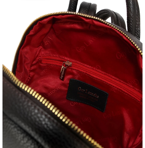 Δερμάτινο σακίδιο GUY LAROCHE 1856 Μαύρο Δερμάτινο σακίδιο GUY LAROCHE 1856 Μαύρο