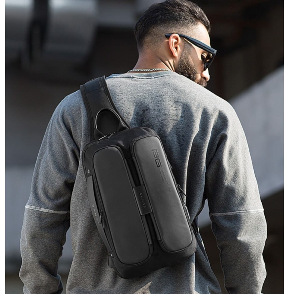 Σακίδιο χιαστί Sling Bag BANGE 7079 Μαύρο