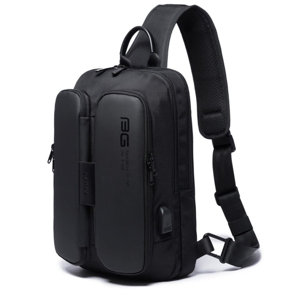 Σακίδιο χιαστί Sling Bag BANGE 7079 Μαύρο