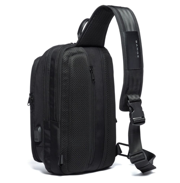 Σακίδιο χιαστί Sling Bag BANGE 7079 Μαύρο